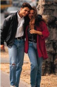 couple in jeans