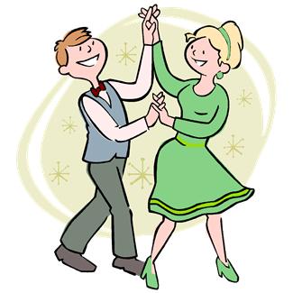 young couple dancing