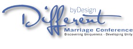 Different By Design logo used at marriage events