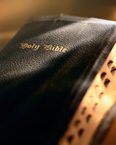 Bible in the light