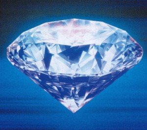 a cut diamond