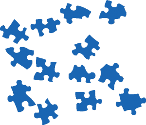 puzzle pieces of different shapes
